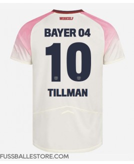 Günstige Bayer Leverkusen Malik Tillman #10 Auswärtstrikot 2025-26 Kurzarm